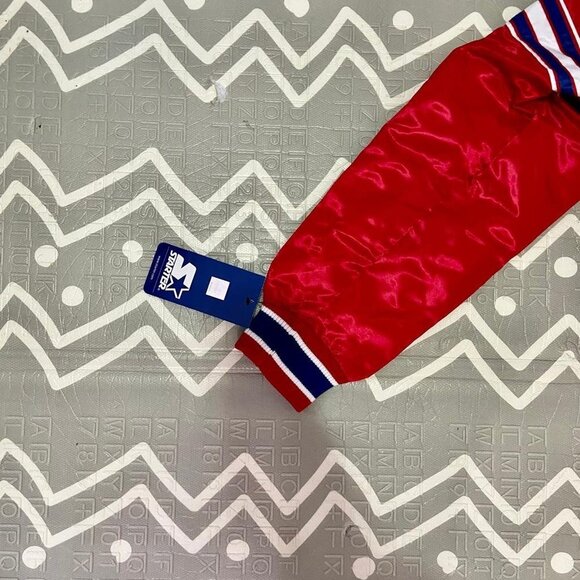 Vintage retro starter New york Ny rangers varsity letterman bomber hockey jacket - Picture 10 of 10